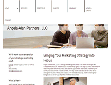 Tablet Screenshot of angela-alan-partners.com